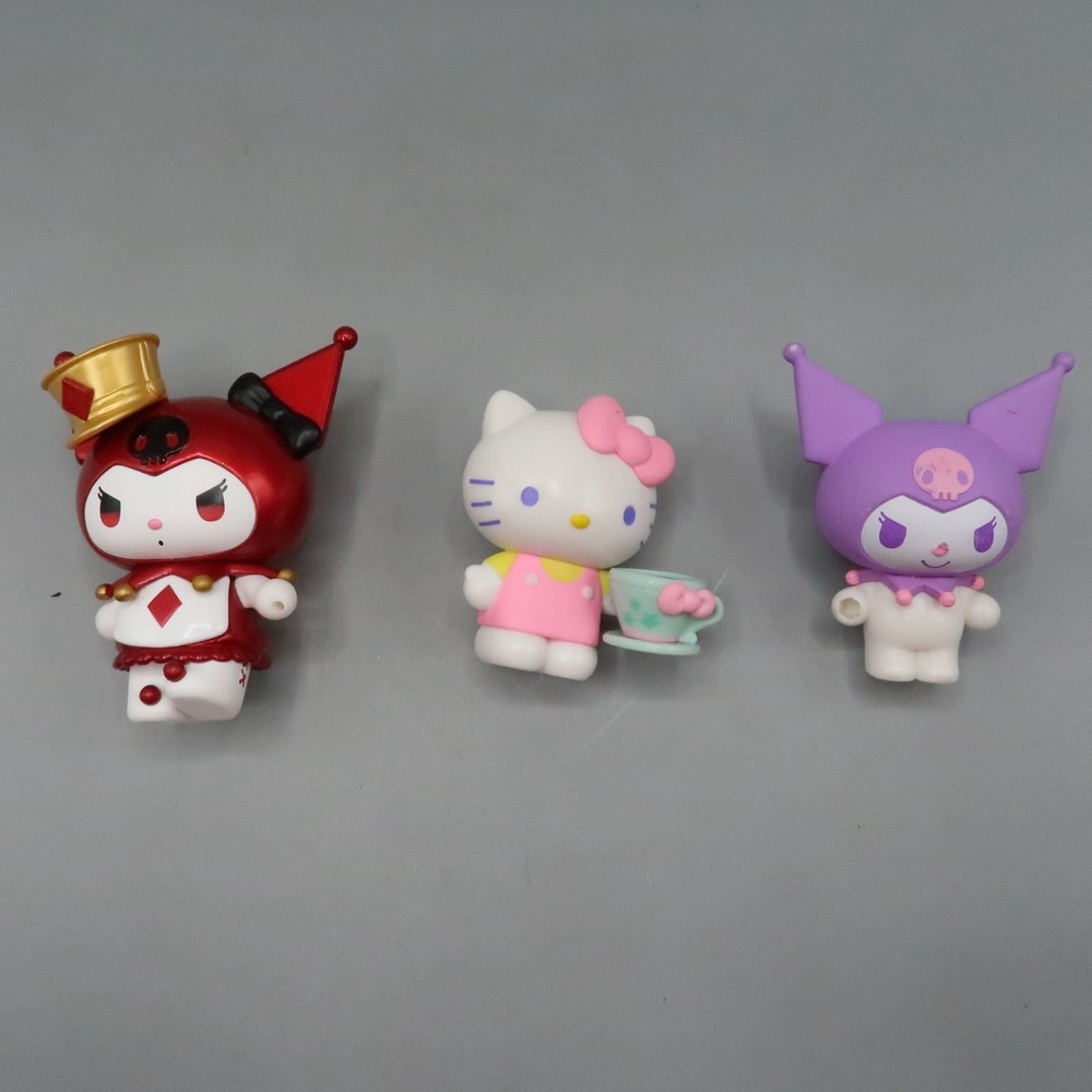 Hello Kitty Joker Kuromi Kingdom Series Sanrio 3 in‎ Toy Figure Lot